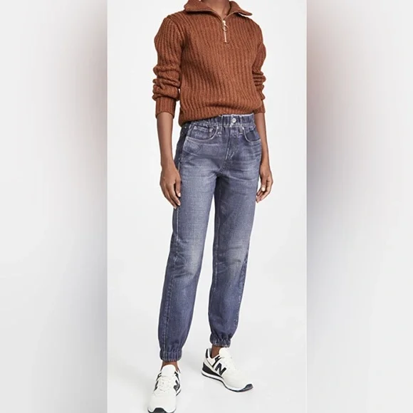 Rag and Bone Miramar Joggers XS Merest Blue New $225 - Picture 1 of 7